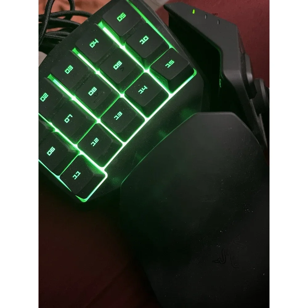 Razer Tartarus V1 Wired Gaming Keypad Model RZ07-0103 Programmable Keys Tested